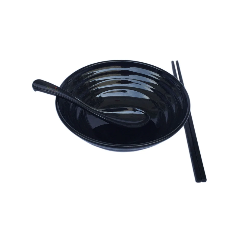 Black Melamine Dinnerware