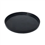 Black Melamine Plate