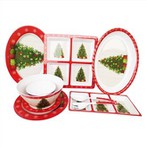 Christmas Melamine Dinnerware Plate