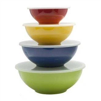 Melamine Bowl Set With Lid