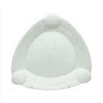 White Melamine Triangle Plate
