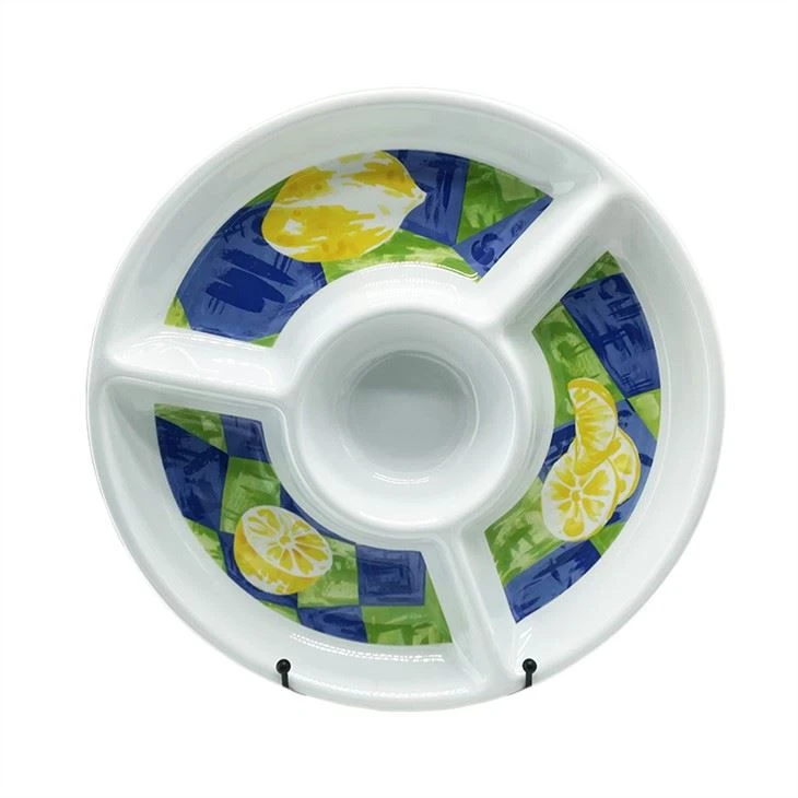 Melamine Divided Plate