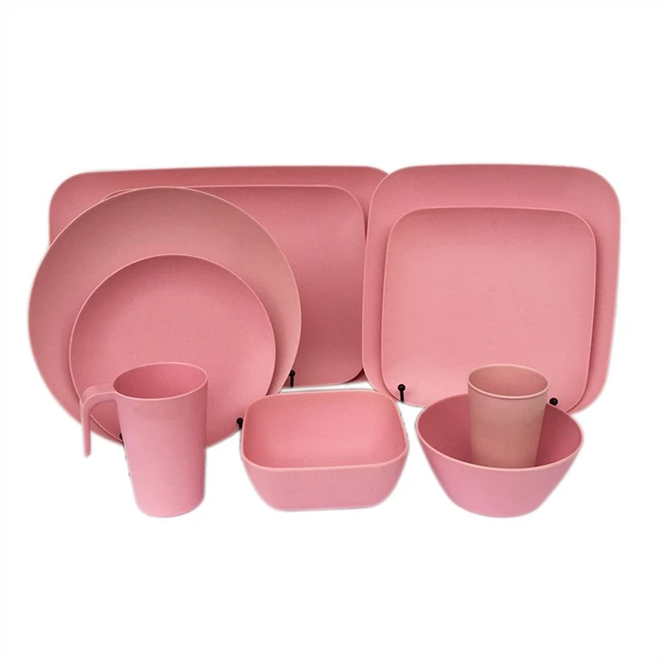 9-Piece Set Melamine Plates Set