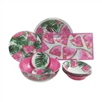 Custom Watermelon Pattern Melamine Dinner Set