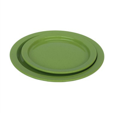 Green Melamine Plates